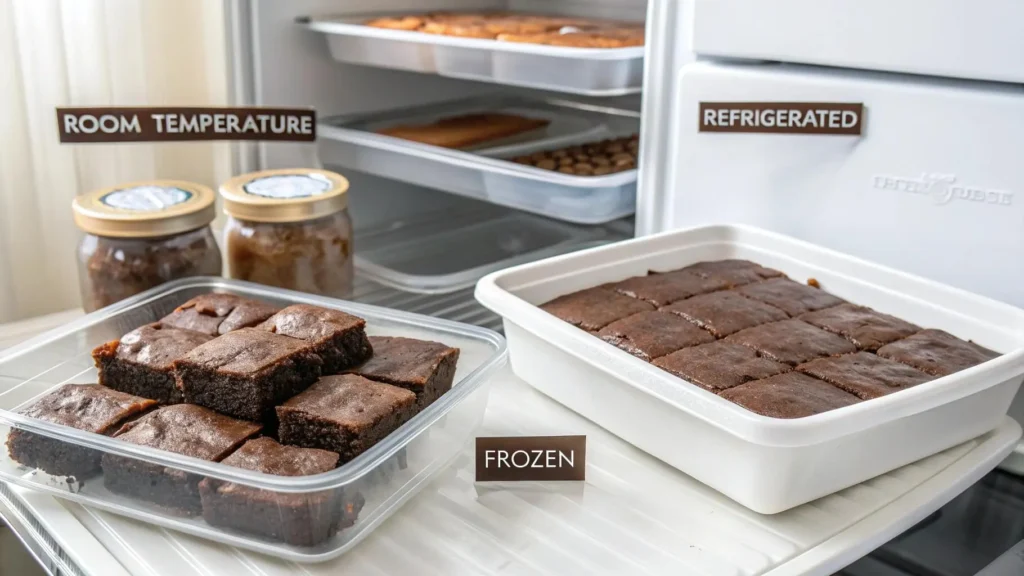 Storage Instructions for Sugar-Free Brownies