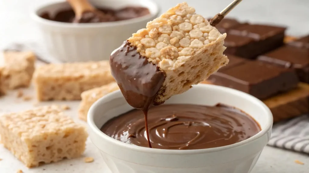 chocolate Rice Krispie treats