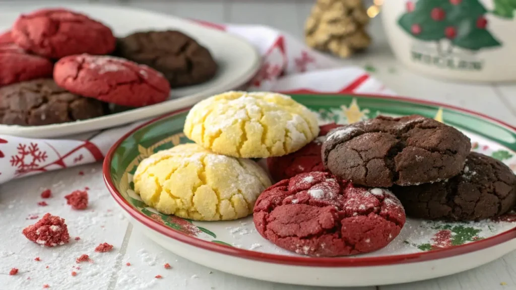 Cake Mix Crinkle Cookies recipe