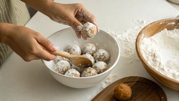 How to Make Cake Mix Crinkle Cookies 