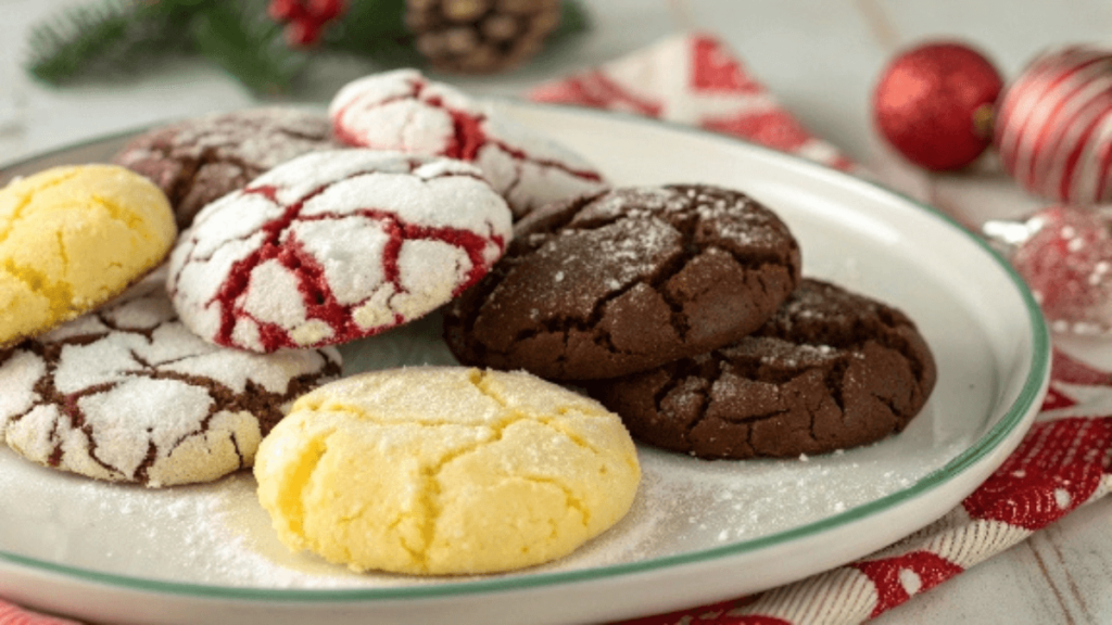 Soft and Chewy Cake Mix Crinkle Cookies – Easy & Delicious